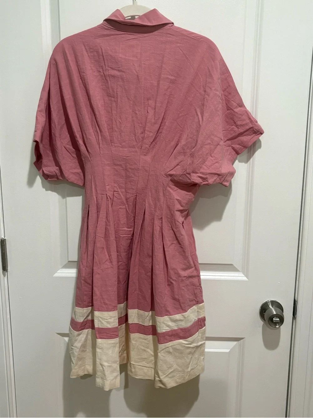Daphne Pink Collared Dress - Picture 6 of 10